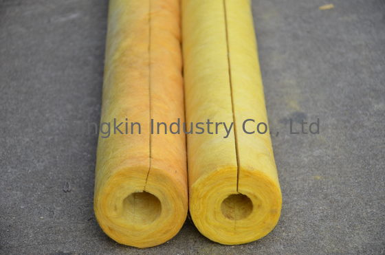 80 kg / m3 Glass Wool Điều hòa không khí ống cách nhiệt, không dễ cháy OEM