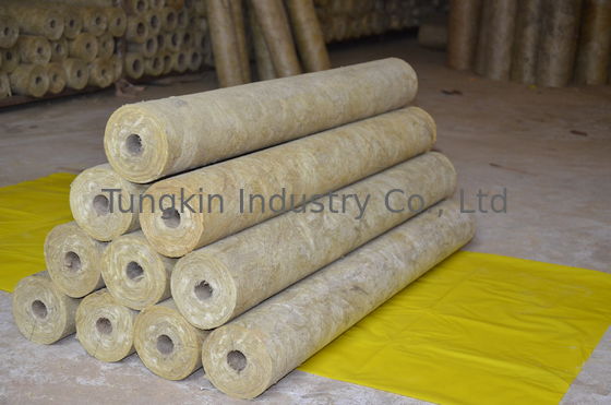 Nhiệt stonewool ống cách nhiệt Trọng lượng nhẹ 25mm - 100mm