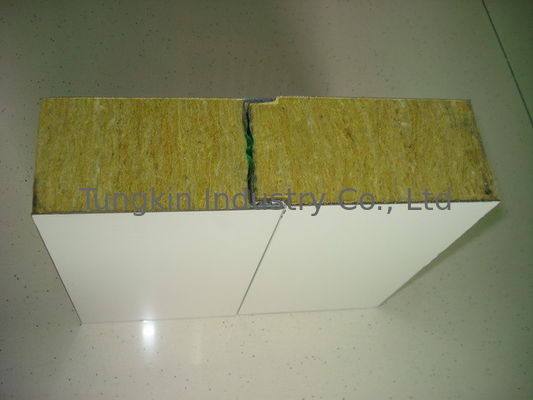 Vàng cách âm stonewool 100mm chống cháy cho thép Sandwich Panel