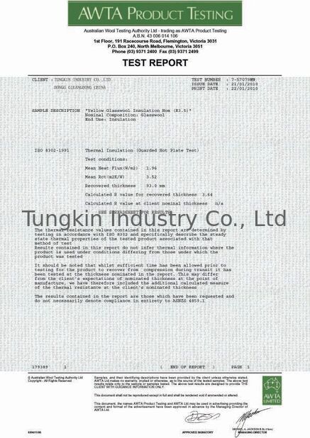 Trung Quốc TUNGKIN INDUSTRY Co.Ltd Chứng chỉ